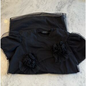 Simone Rocha tulle overlay dress